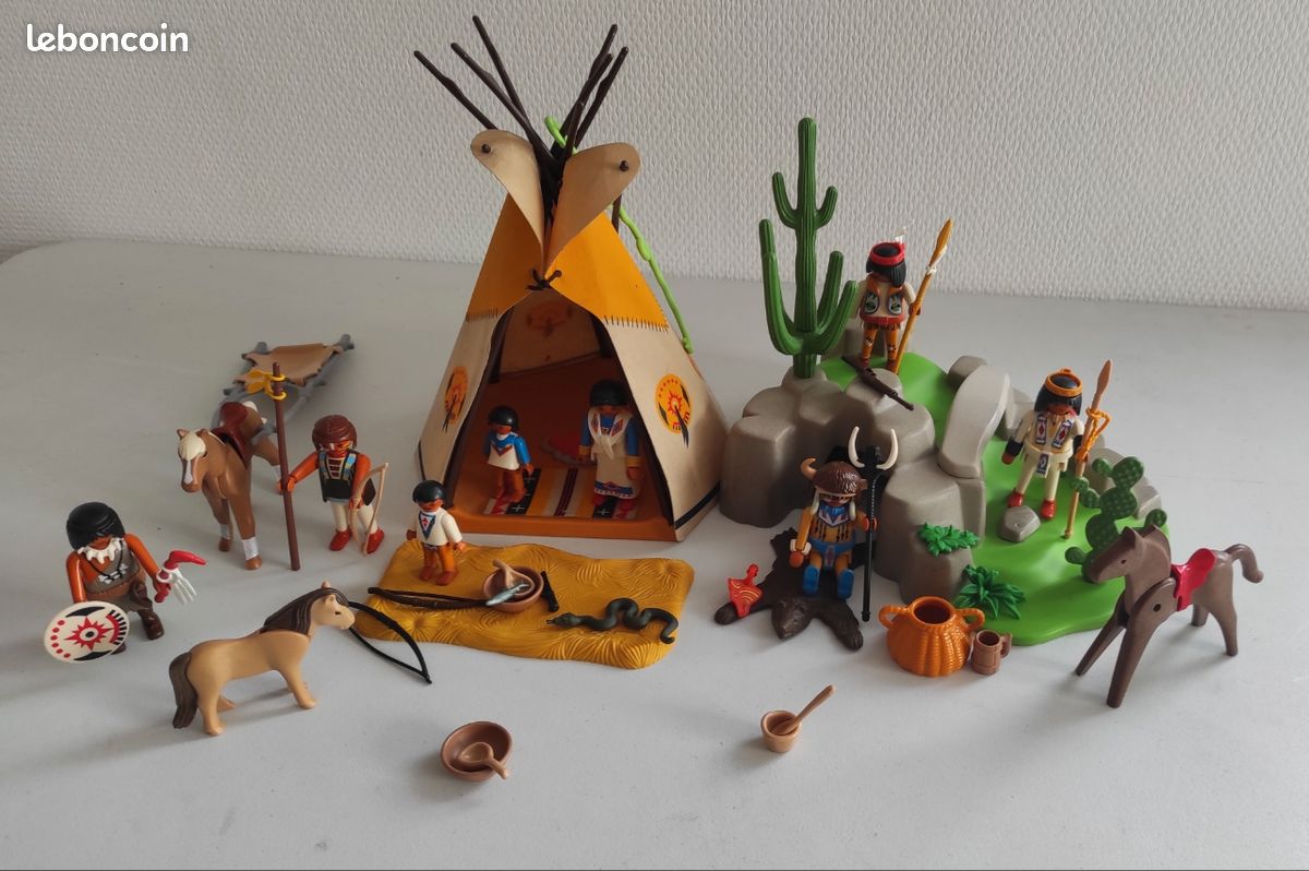 Playmobil Vintage Tipi Playmobil Vintage Set Indiens, Tipi, Camp