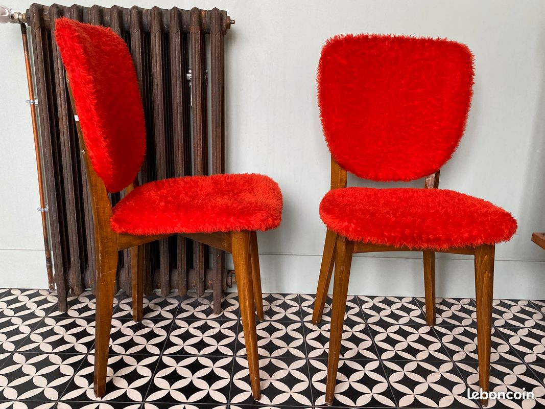 Paire de chaises années 50 (image 2)