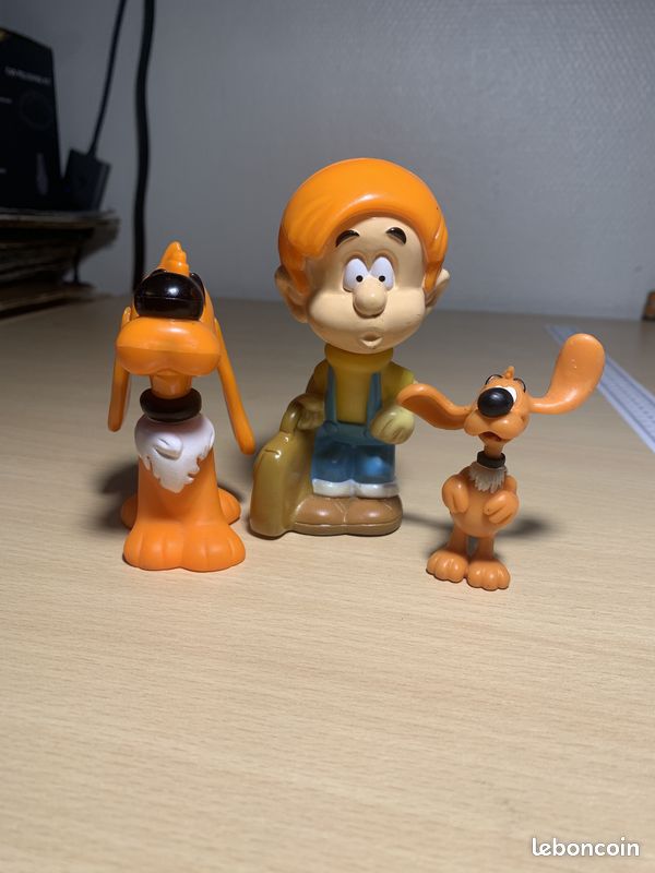 Figurines Boule et Bill Quick 2001 plastoy – Lot 3 pièces vintage B&B Int (image 1)