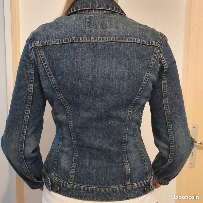 Blouson fille femme jeans t.38 (image 1)