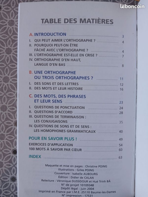 Aimer l'orthographe et tout comprendre en 5o pages (image 3)
