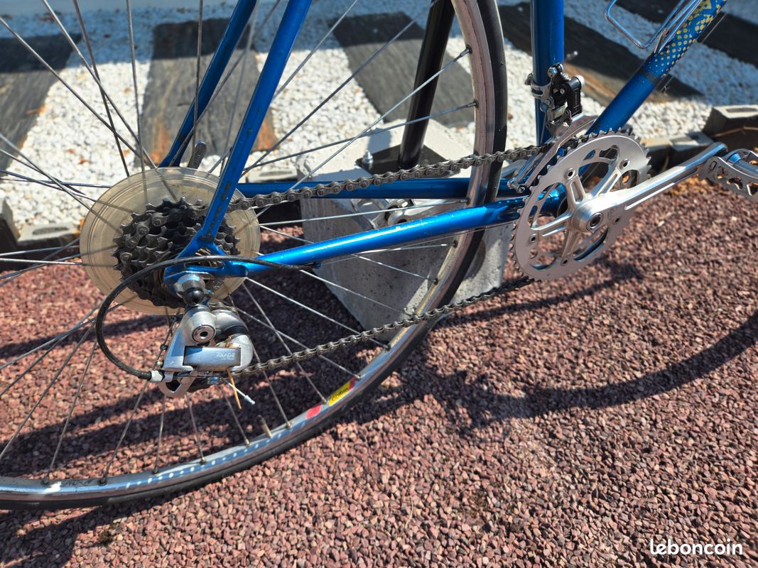 Vélo course vintage Gitane Record bleu taille s (image 4)