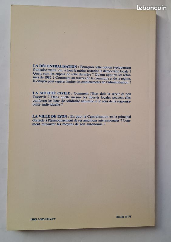 Livre: La démocratie locale vue de Lyon (image 3)