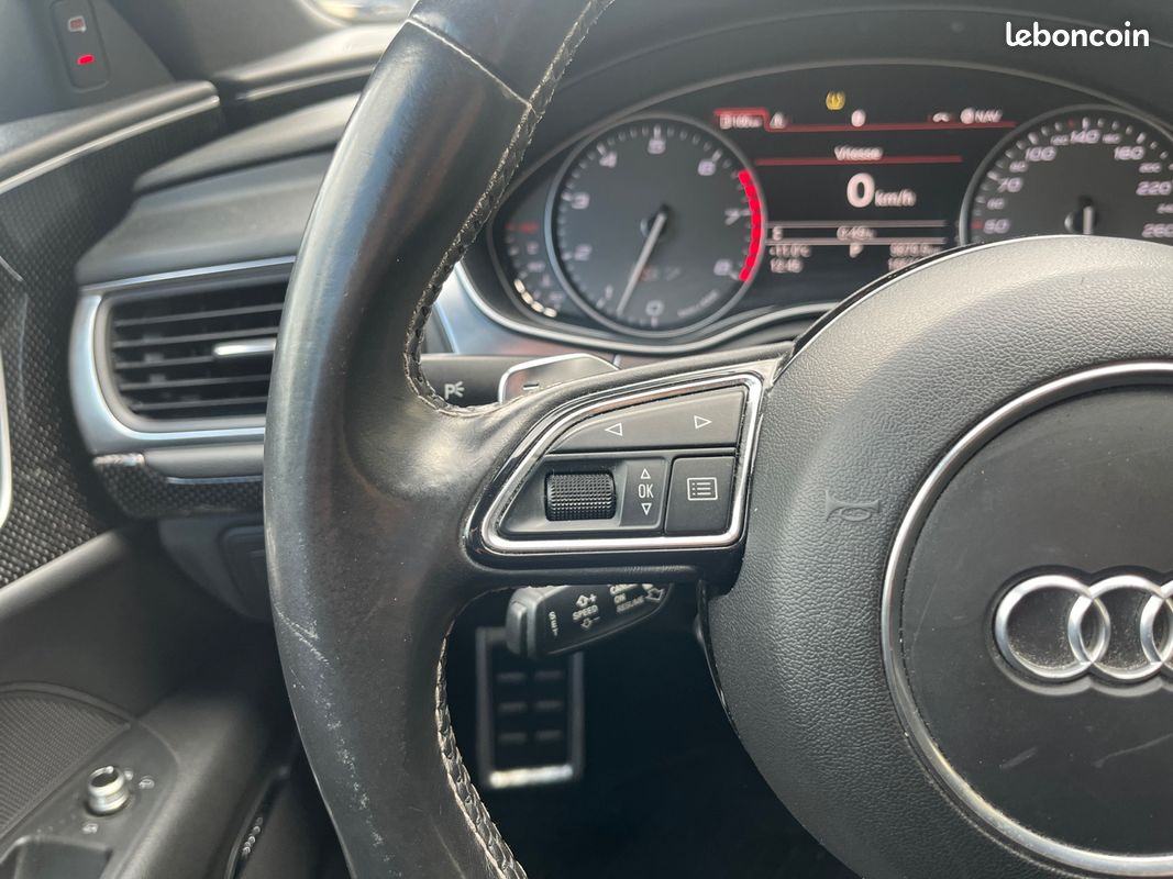 AUDI S7 SPORTBACK 4.0 TFSI 420ch QUATTRO S TRONIC 7 Sièges à mémoire chauffants ventilés Pack carbone Clim 4 zones Attelage amovible (image 15)