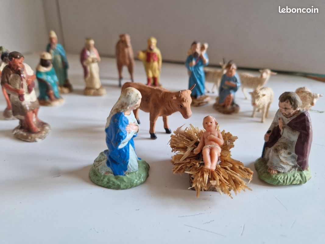 6 CM RÉMOULEUR rare ancien santon crèche Elie Fayet santonnier Marseille EUR 9,99 - FR