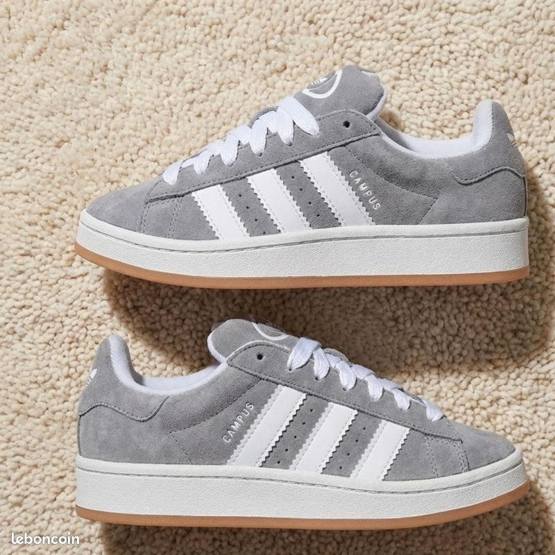 Basket Campus - Adidas- 38 - Gris- Neuf + bote - Chaussures