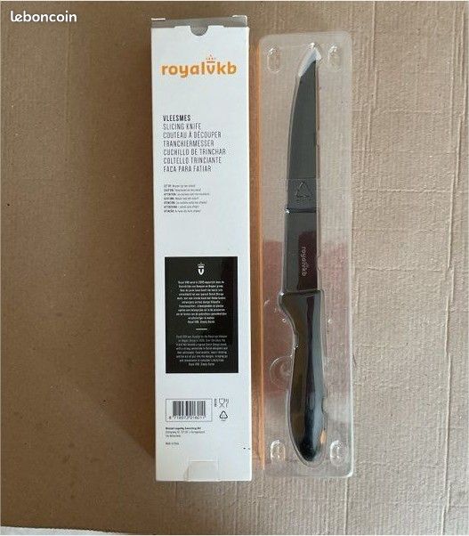 Couteau très tranchant viande / poisson Royalvkb 20 cms neuf (image 2)