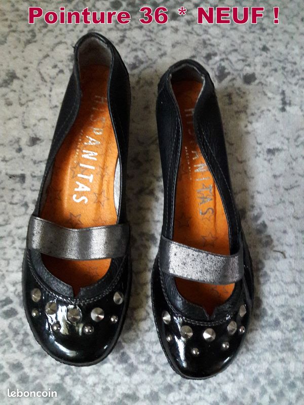 P36 * Ballerines simili cuir verni état neuf (image 1)
