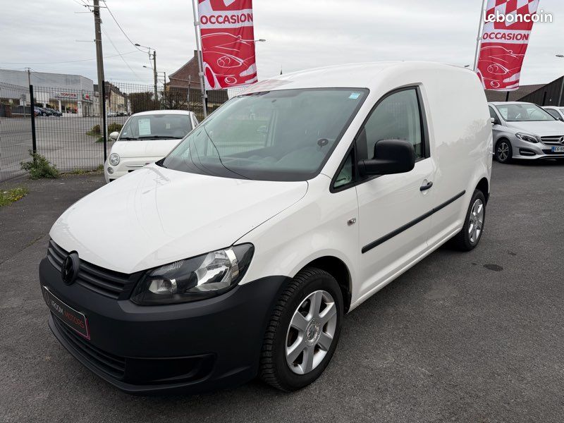 Vw caddy 1.6 l tdi 75 ch utilitaire / attelage / caméra / jantes alu /reprise possible (image 1)