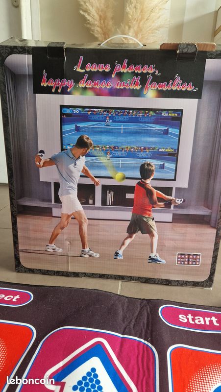 Tapis De Danse Pad Double Joueurs Interface De Télévision Ordinateur À Tapis De Danse Pad Double Joueurs Interface De Télévision Ordinateur À