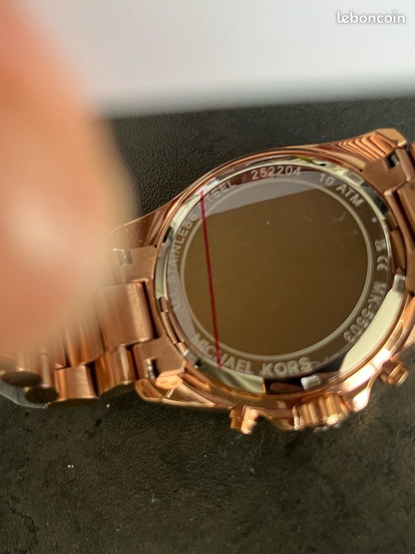 Montre Femme Michael Kors MK5503 acier or rose gold Montres Bijoux