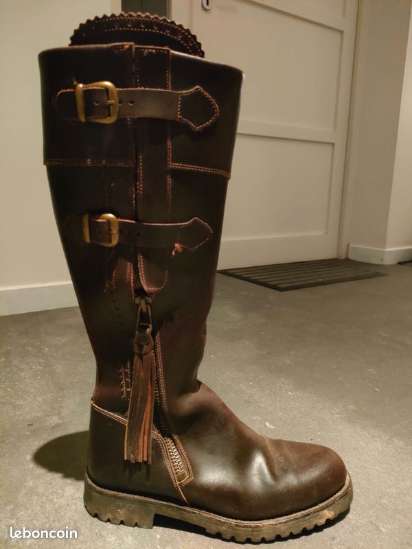 Bottes d'équitation en cuir - Accessoires animaux
