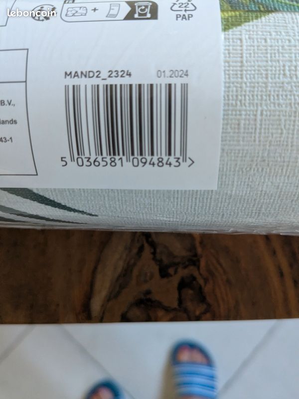 Papier peint vinyle intissé texturé GoodHome Makah (image 4)