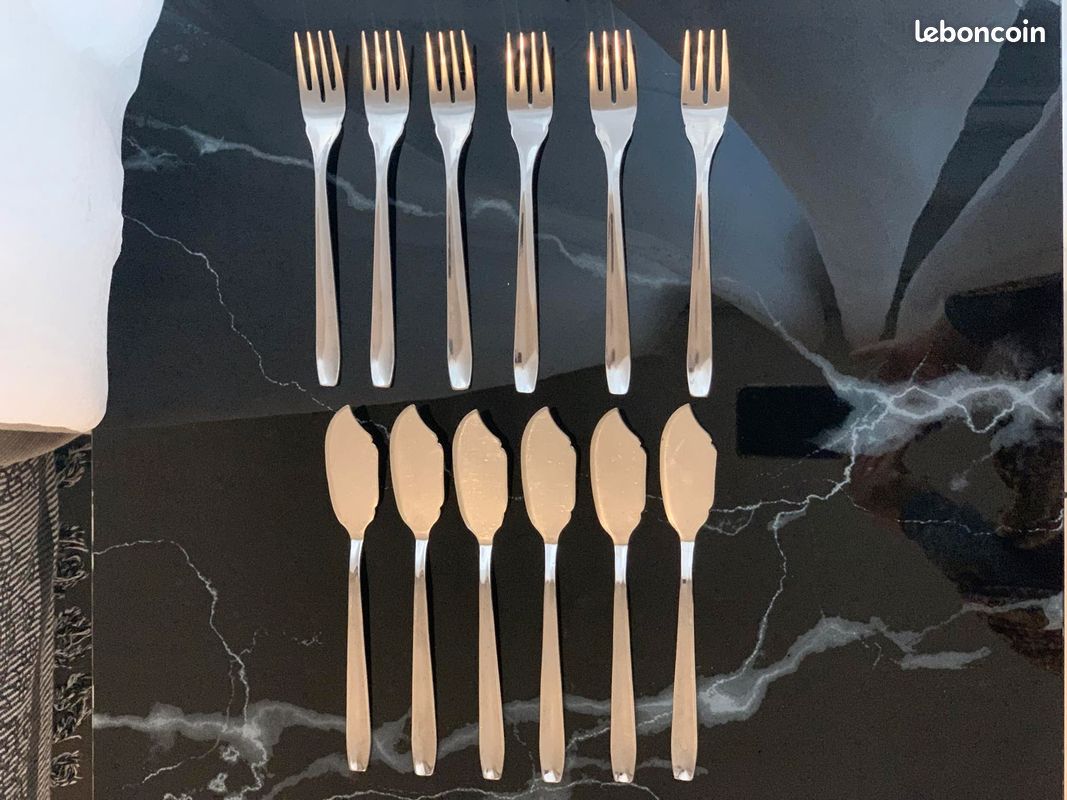 Buccellati (Gianmaria) Service à poisson argent 6 fourchettes + 6