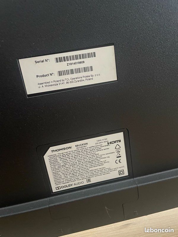 Tv connectée THOMSON 140cm (image 2)