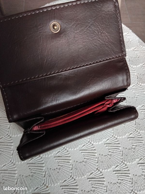 Portefeuille Porte-Monnaie DESIGUAL En Similicuir Marron - Style Vintage, Multicouleur, Mixte