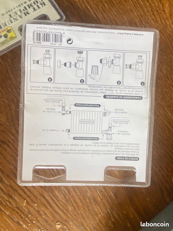 Kit manuel complet pour radiateur 15/21 (image 2)