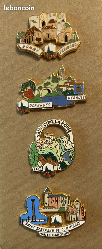 PIN'S PINS PIN Enamel 3 Ville France MONUMENT MOULINS de VINCELOTTES EUR 3,60 - PicClick IT