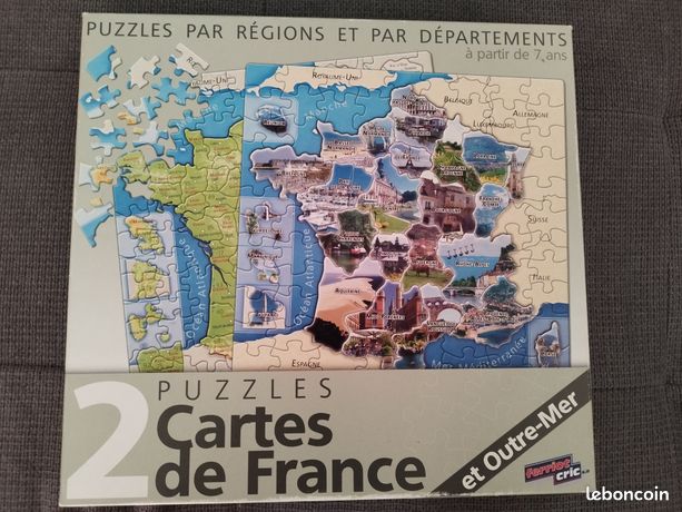 Puzzle carte de france jeux, jouets d'occasion - leboncoin