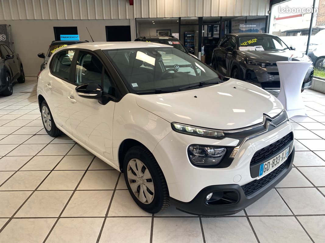Citroen C3 FEEL BUSINESS 1.2I 83 CH 12/2021 47025 KM GARANTIE 12 MOIS (image 1)