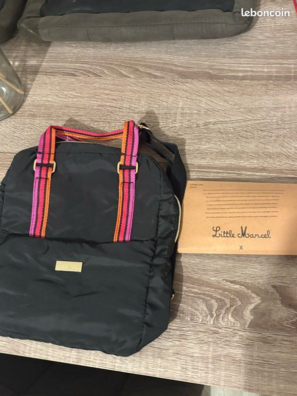 Sac à dos Little marcel noir et multicolore neuf Accessoires