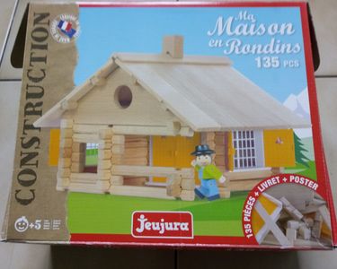 Jeujura 8043 Casa Di Legno In Rondins – 135 Pezzi Con Personaggio – Gioco Costruzione Francia - 6