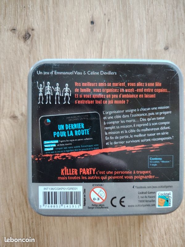Killer Party Jeux (image 2)