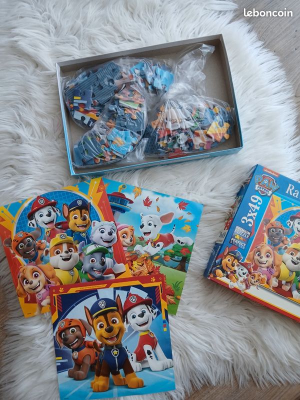 3 puzzles 49 pièces Paw Patrol Pat Patrouille (image 2)