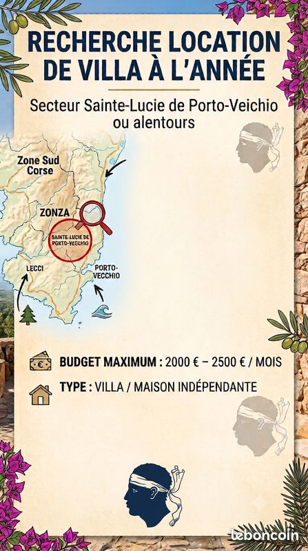 Maison 3 pièces 100 m² · à Porto-Vecchio · 100 m² · 2 400 €/mois