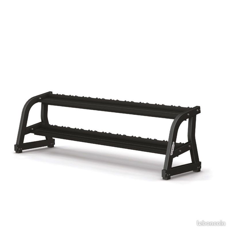 Rack d'entrainement auto-porté pour rangement d'haltères sur 3 hauteurs