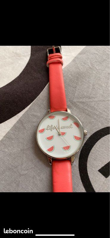 Montre neuve moa pastèque (image 1)