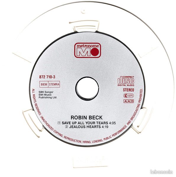 Robin Beck – Save Up All Your Tears - CD, Mini, Single (image 2)