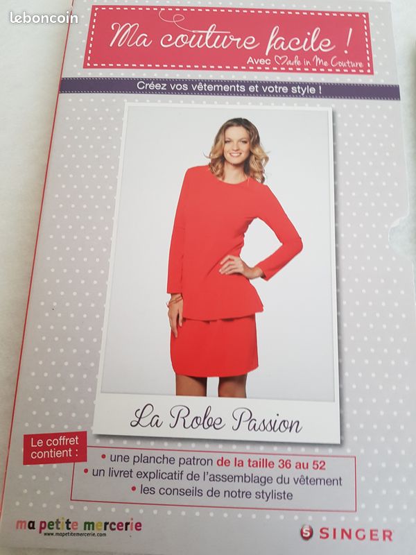 Patron couture singer "la robe passion" (image 2)
