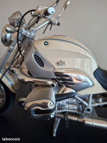 Moto Miniature Newray BMW R 1200 C - Échelle 1/6 - Jaune - Occasion