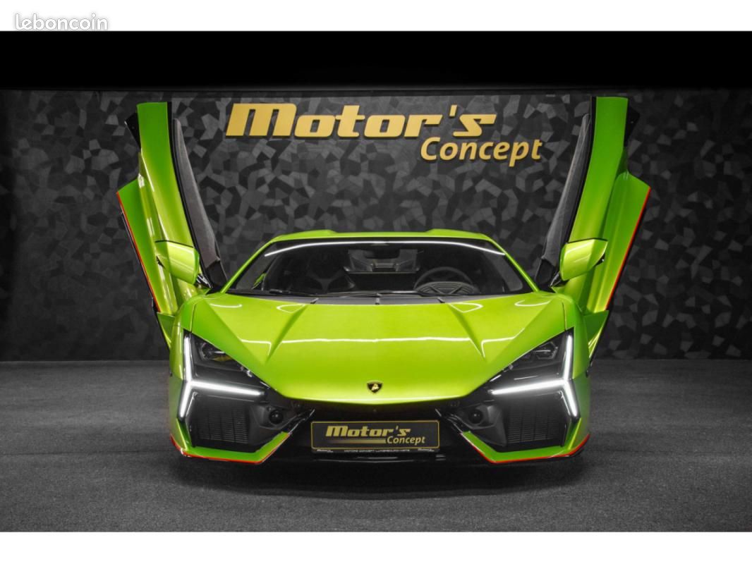 Lamborghini revuelto AD PERSONAM - VERDE CITREA / ROSSO MARS TVA 6.5 V12 1.015CH Baquets (image 4)