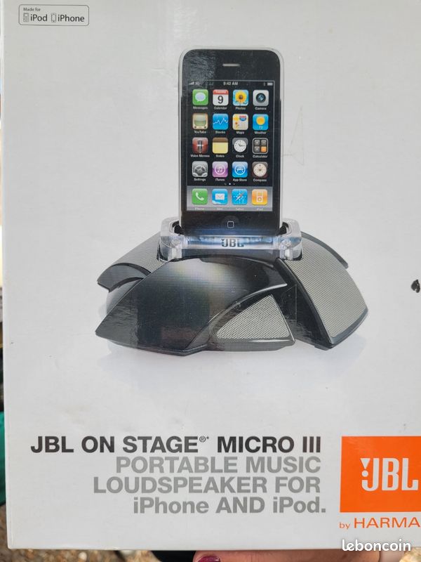 Enceinte JBL Micro III station d'accueil Haut parleur (image 1)