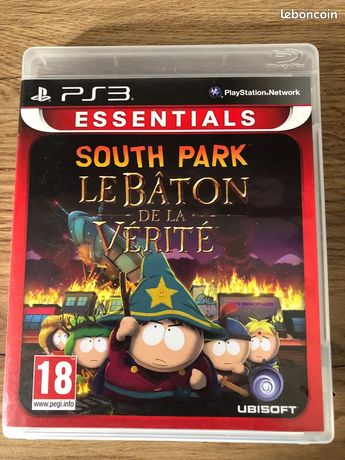 South Park : Le Bâton De La Vérité Sur PS3 - PAL Complet - Très Bon état