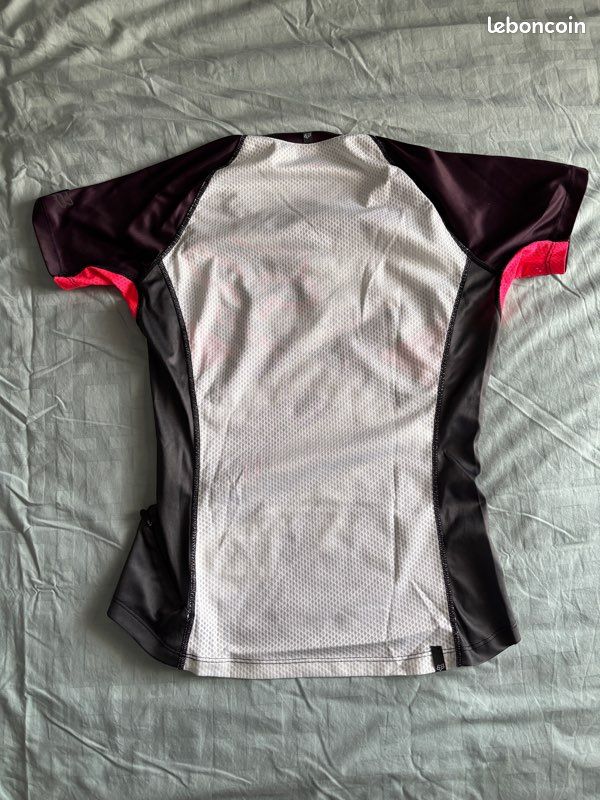 Maillot Cyclisme Femme LYNX SHORT-SLEEVE – Bleu/Gris – Taille XL – 12677-024