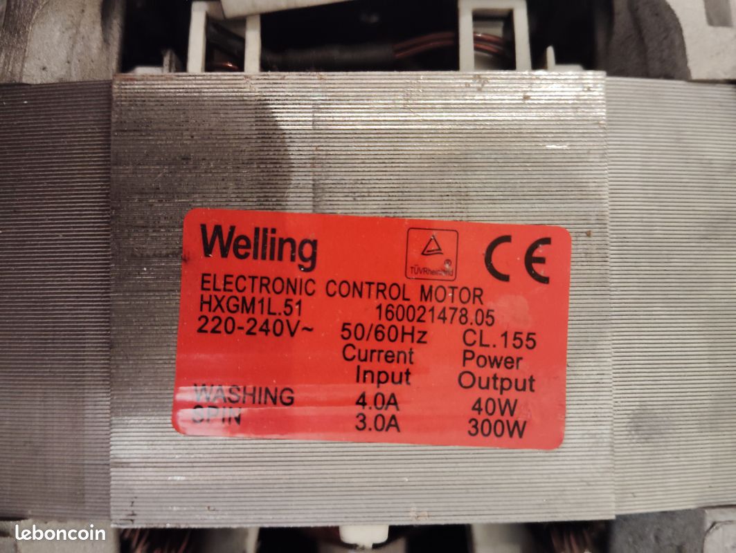 Moteur lave linge indesit (whirpool) (image 2)