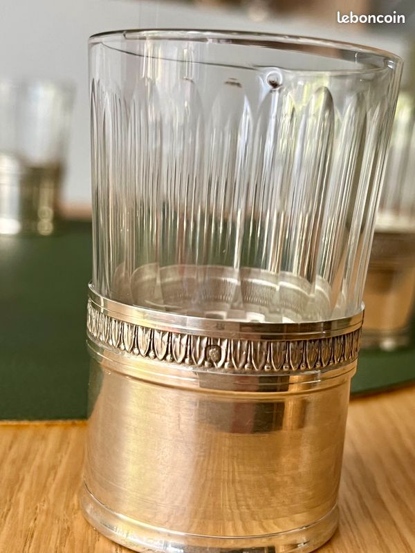 Set de 8 verres apéritif - Poinçon Minerve (image 2)