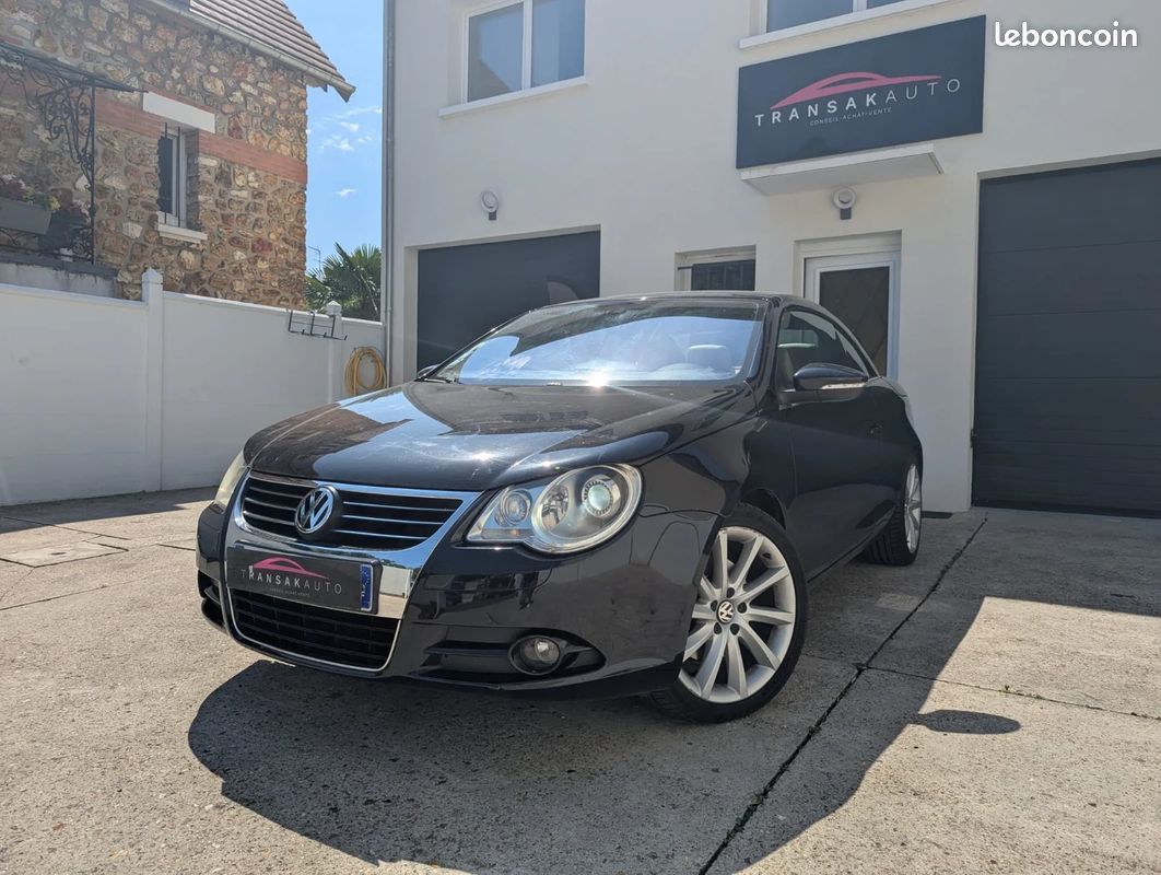 VOLKSWAGEN EOS 2.0 16S TDI 140 CR FAP Carat Toit Ouvrant/ Sièges Chauffant (image 1)