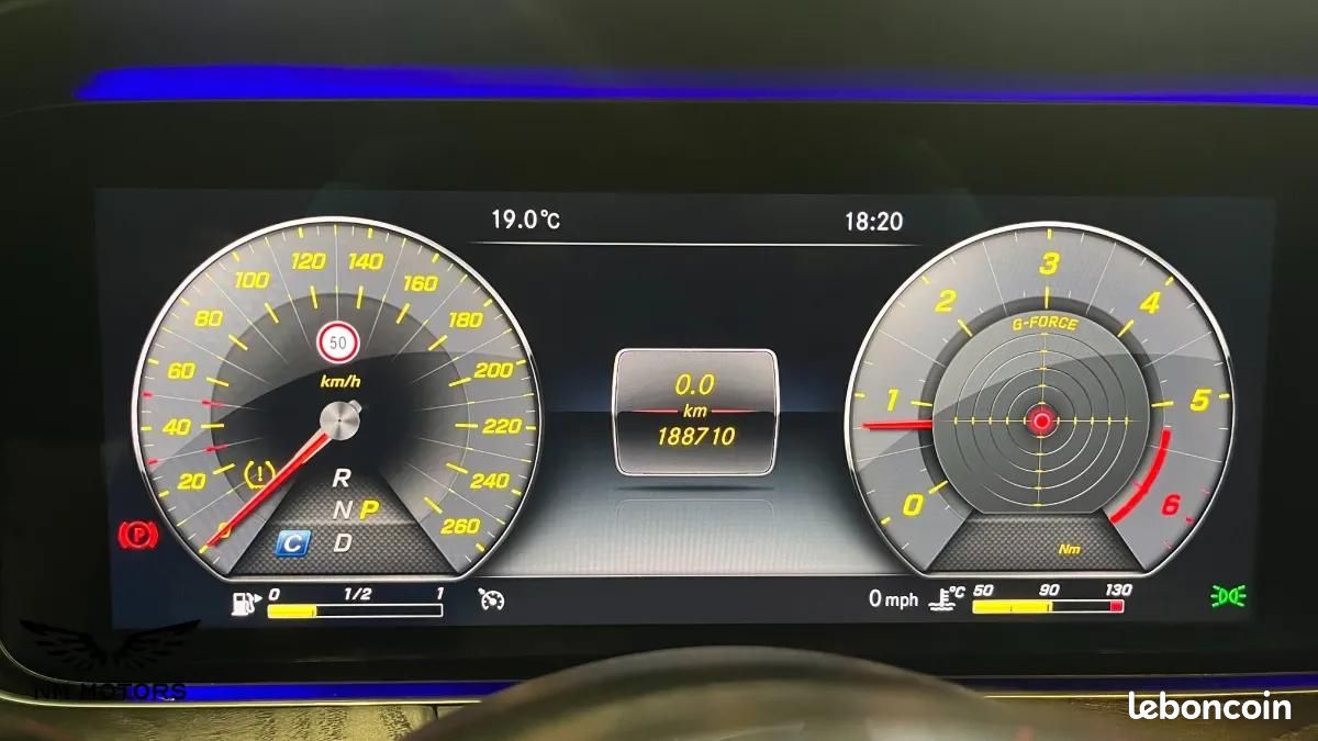 Mercedes Classe E 220 D 195 CV AMG LINE 4MATIC 9G-TRONIC BVA - INTERIEUR TIFFANY BLUE (image 30)