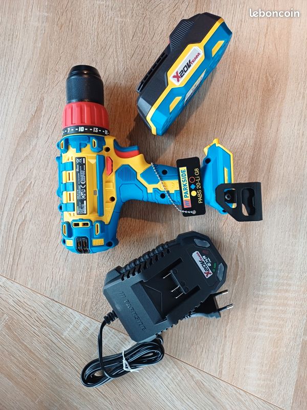 PERCEUSE VISSEUSE SANS FIL PABS 20 V PARKSIDE AUX COULEURS LIDL