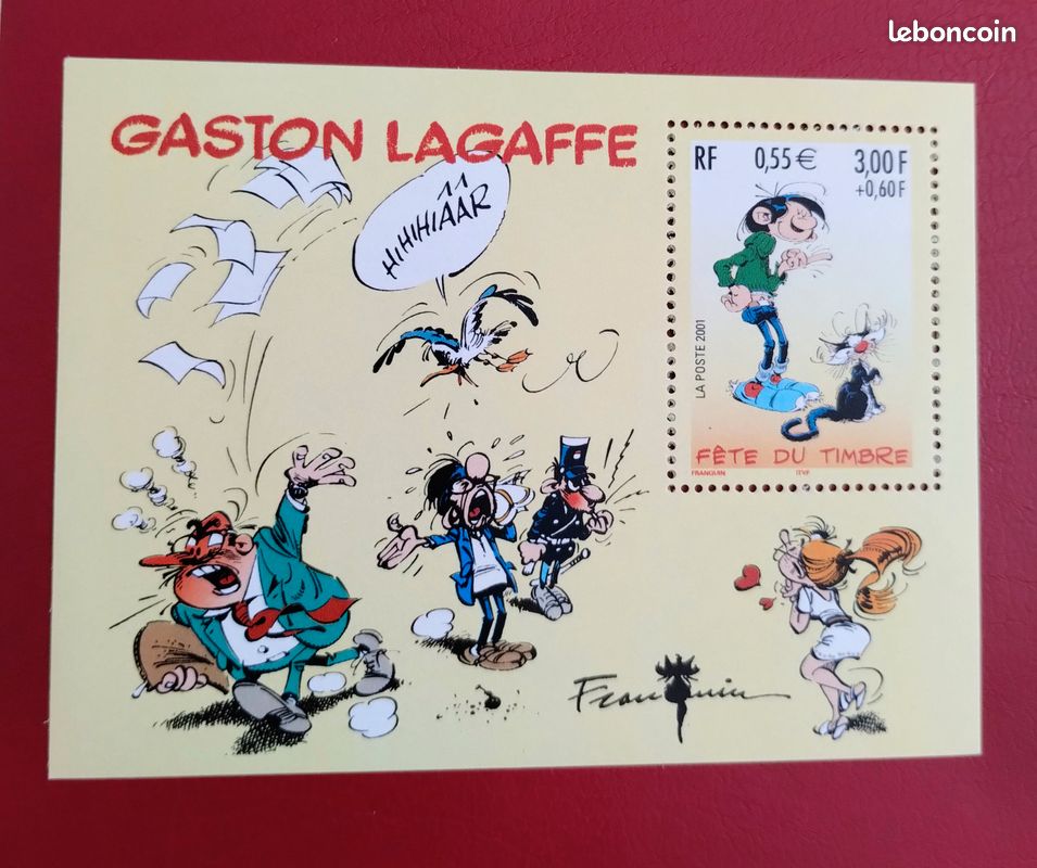 Timbre Gaston Lagaffe 2001 (image 1)