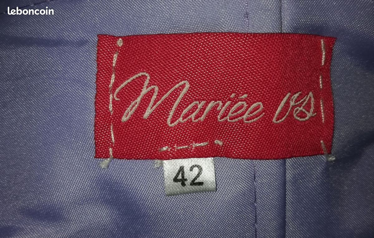 Robe de mariage t42 calliope violet claire (image 1)
