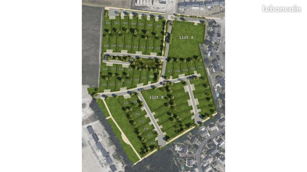 Terrain 482 m² Artannes Sur Indre (image 3)