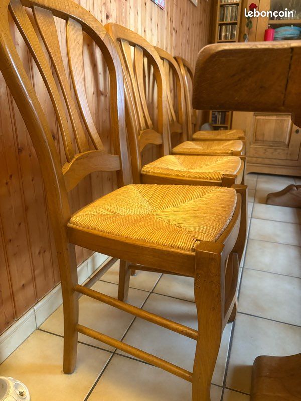 Table en chêne + 6 chaises (image 4)
