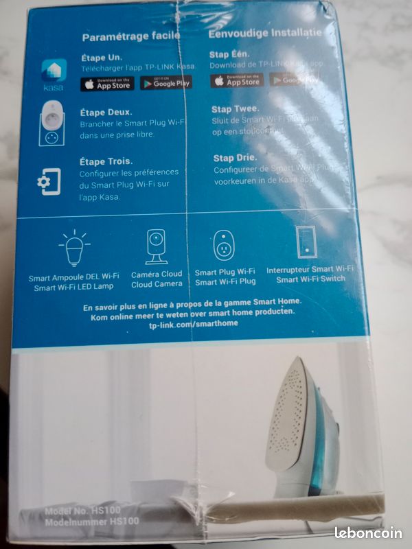 Prise Connectée Wi-Fi TP-Link Kasa HS100 – Fonctionne Avec Alexa Et Google Home – Occasion