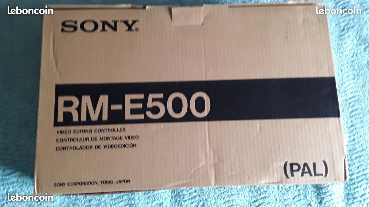 Contrôleur De Montage Vidéo SONY RM-E500 - Occasion - Pour Montage Pro