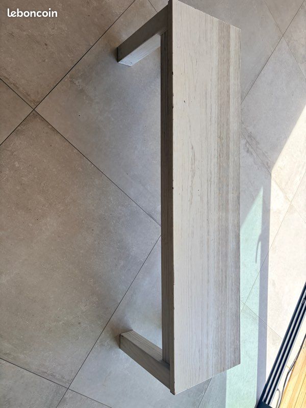 Banc Blanc en bois intérieur (image 3)